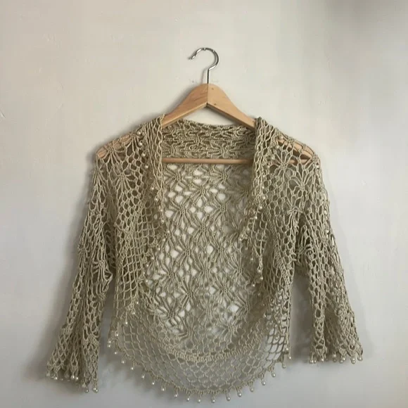 •| vintage crochet bolero - Picture 2 of 6